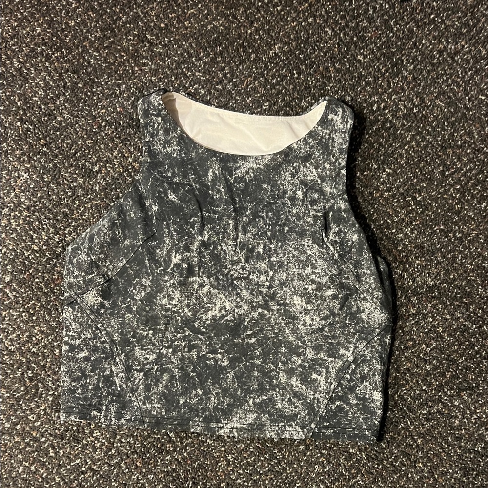 lululemon athletica Black and White Crop Top